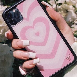 iPhone 11 wildflower phone case rose latte